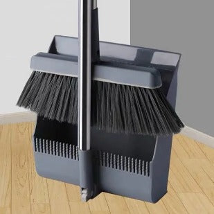 Rotatable Broom + Wind Proof Dustpan Set