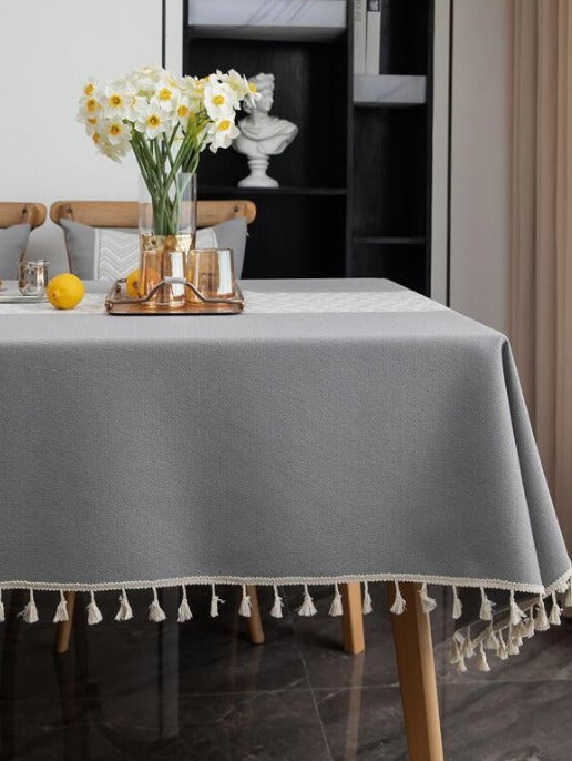 Chevron Jacquard Tablecloth