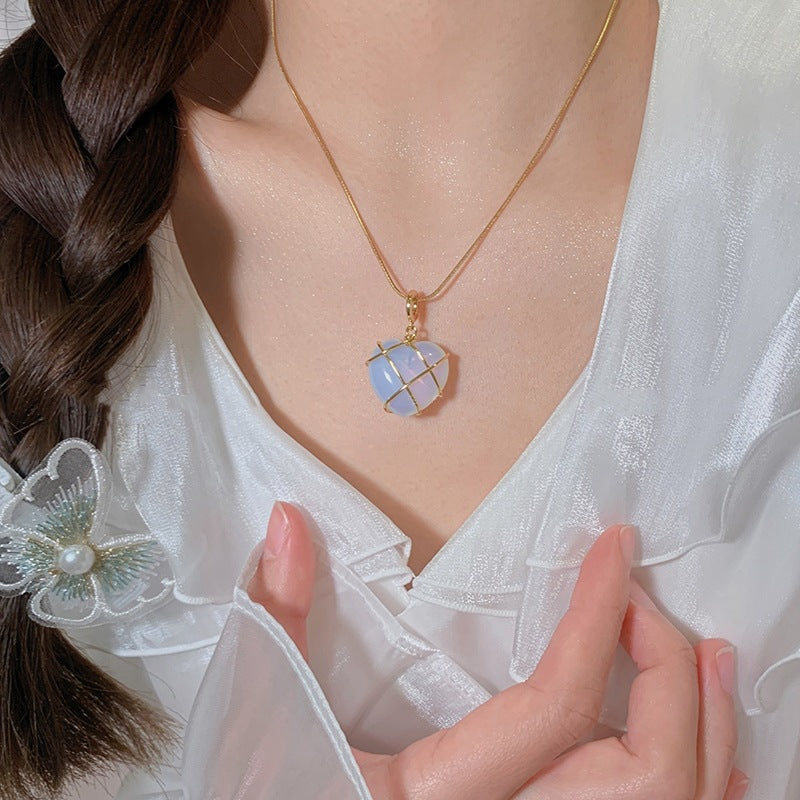 Moonstone Necklace Novelty Jewelry