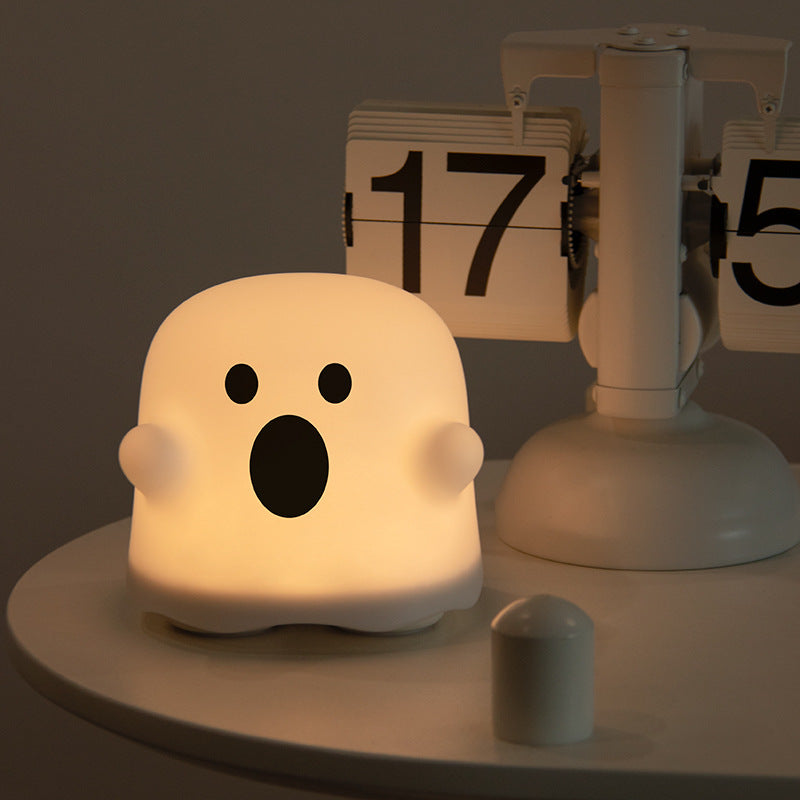 LED Touch Sensor Silicone Bedside Table Lamp For Halloween