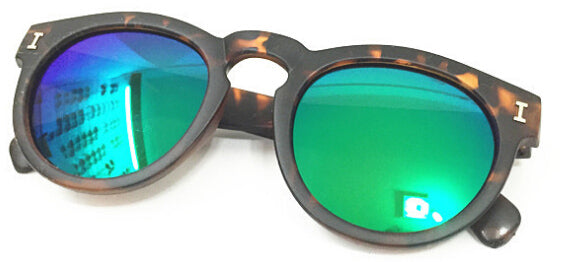 Colorful Film Leopard Frame Children Sunglasses