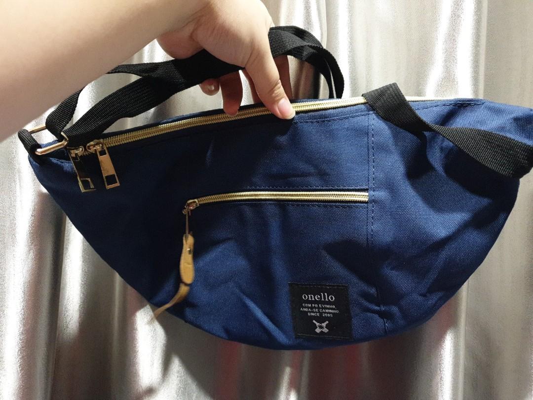 Blue Sling Bag