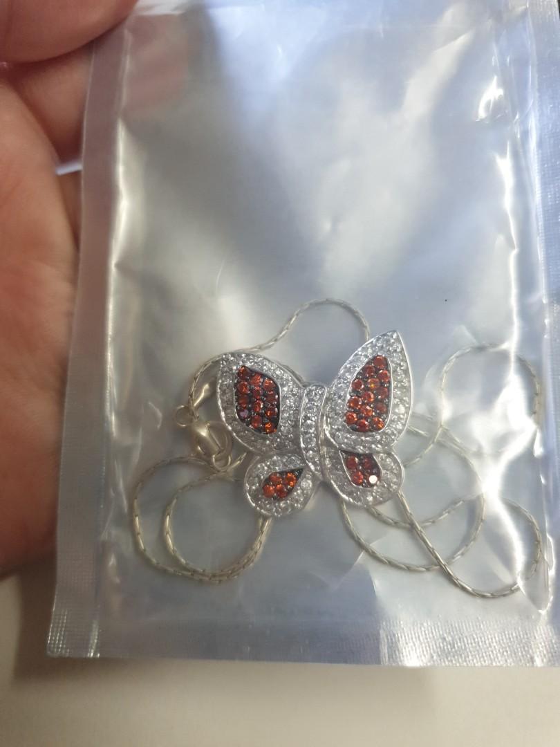 Butterfly crystal Necklace