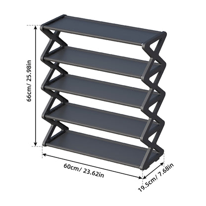 X-shaped Shoe Rack Simple Storage