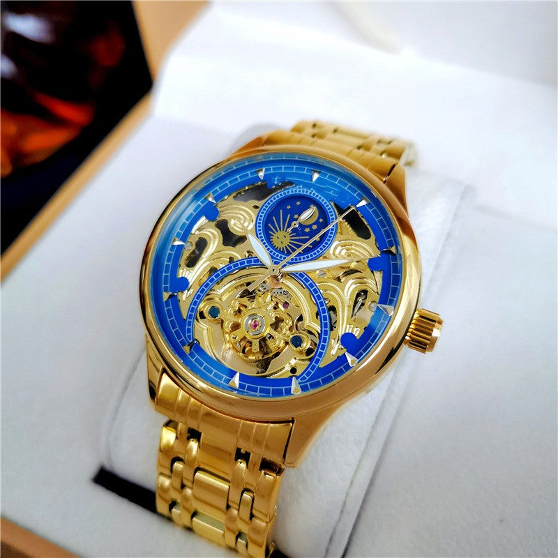 Luminous Hollow Out Fully Automatic Mechanical Watch