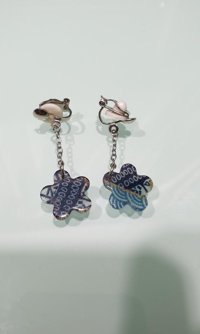 Clip-On Flower Shaped Earrings