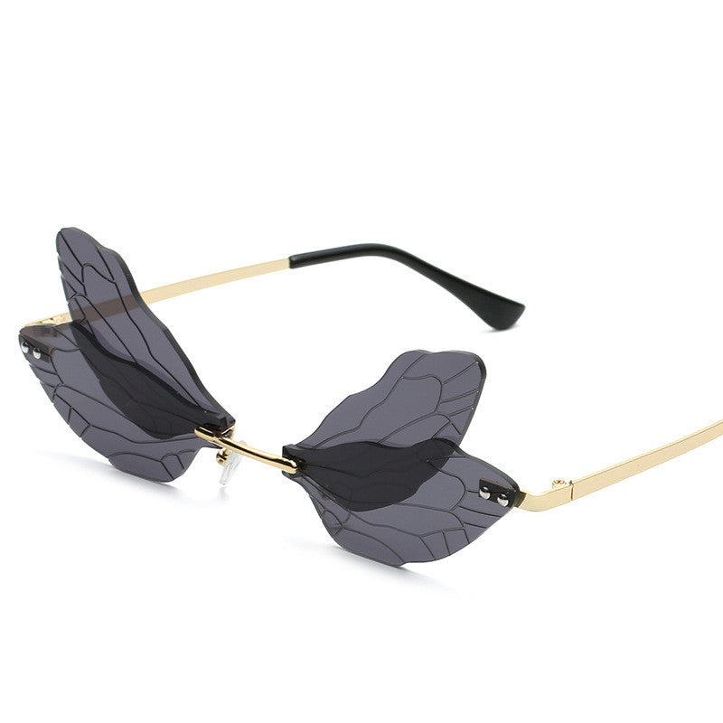 Frameless Dragonfly Wings Sunglasses