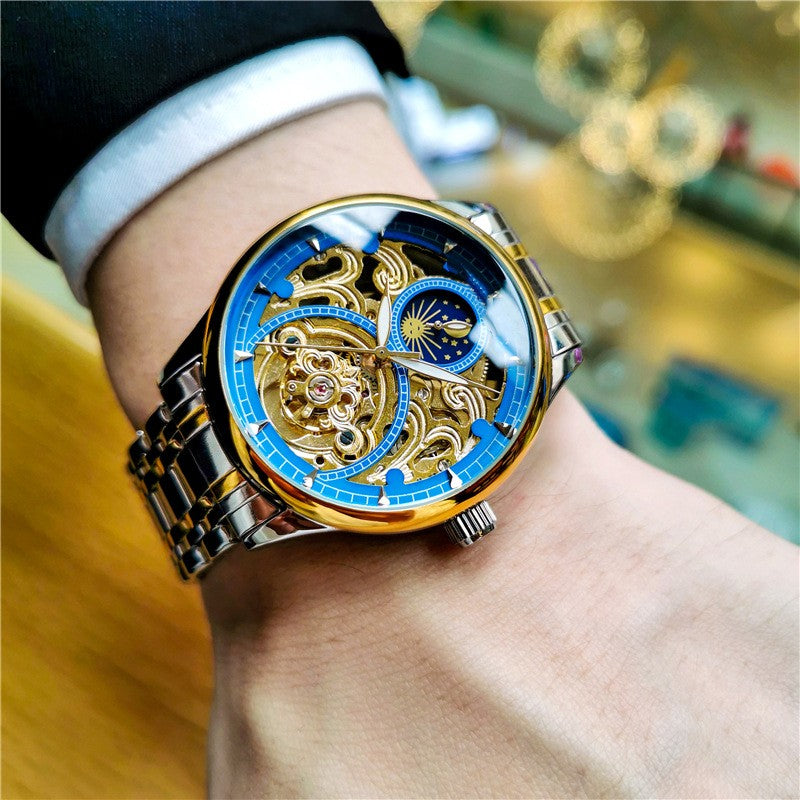 Luminous Hollow Out Fully Automatic Mechanical Watch