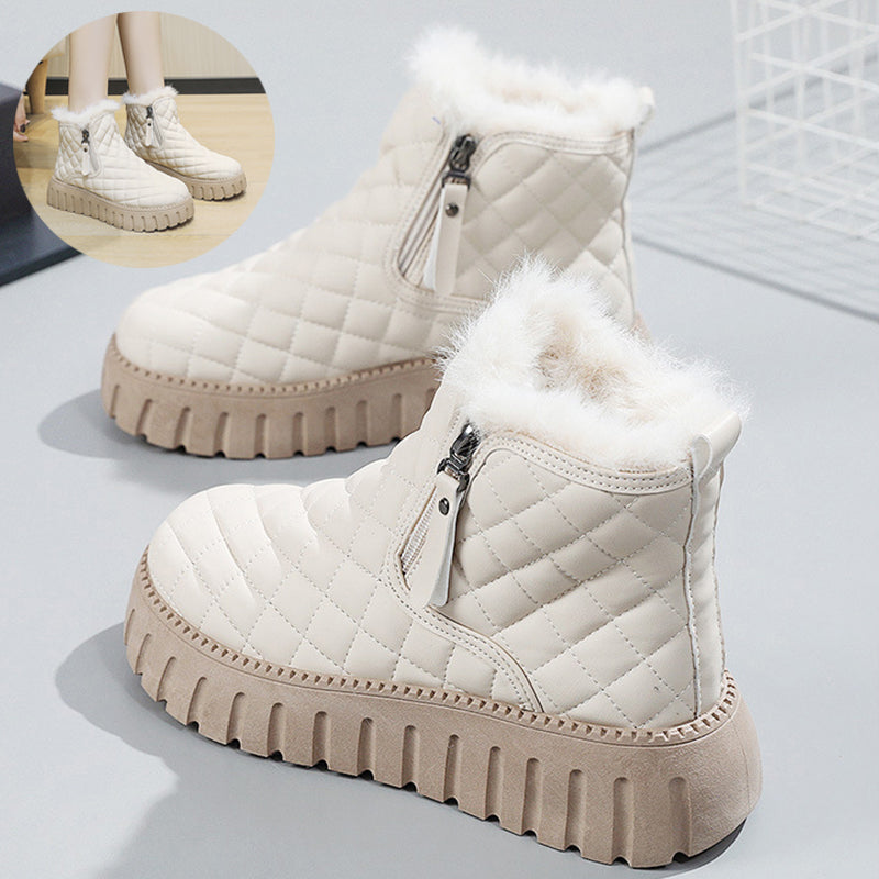Women's Platform Ankle Lined Snow Boots For Winter