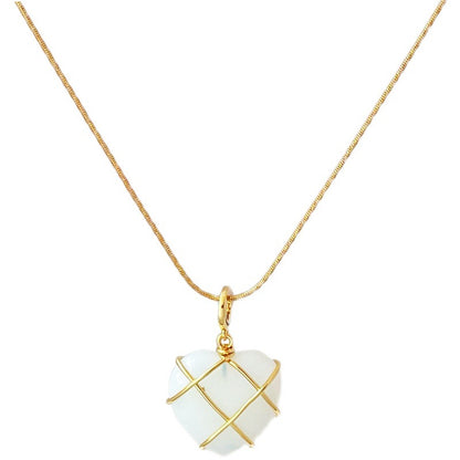 Moonstone Necklace Novelty Jewelry