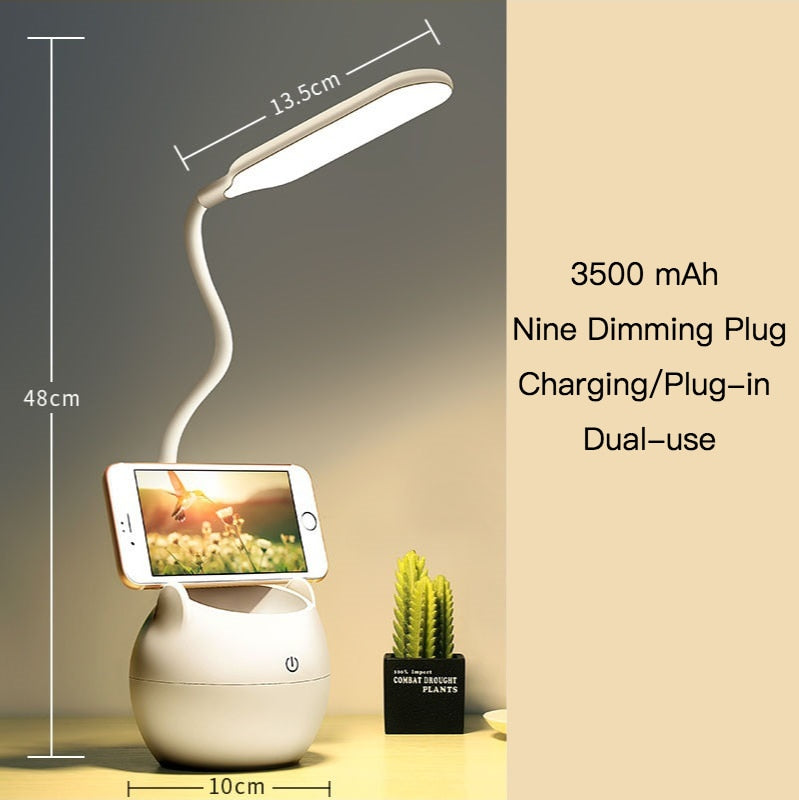 USB Led Rechargeable Desk Lamp