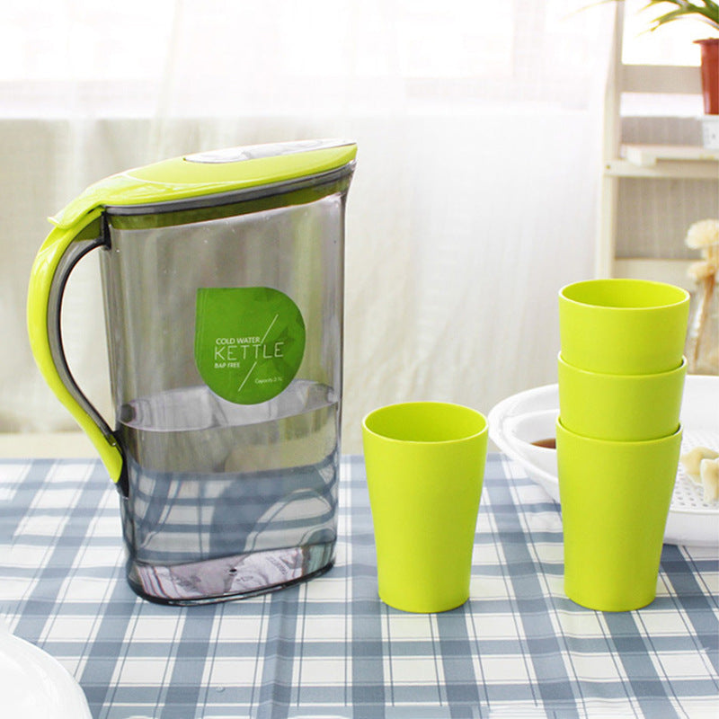 Food grade plastic cold kettle + cup set