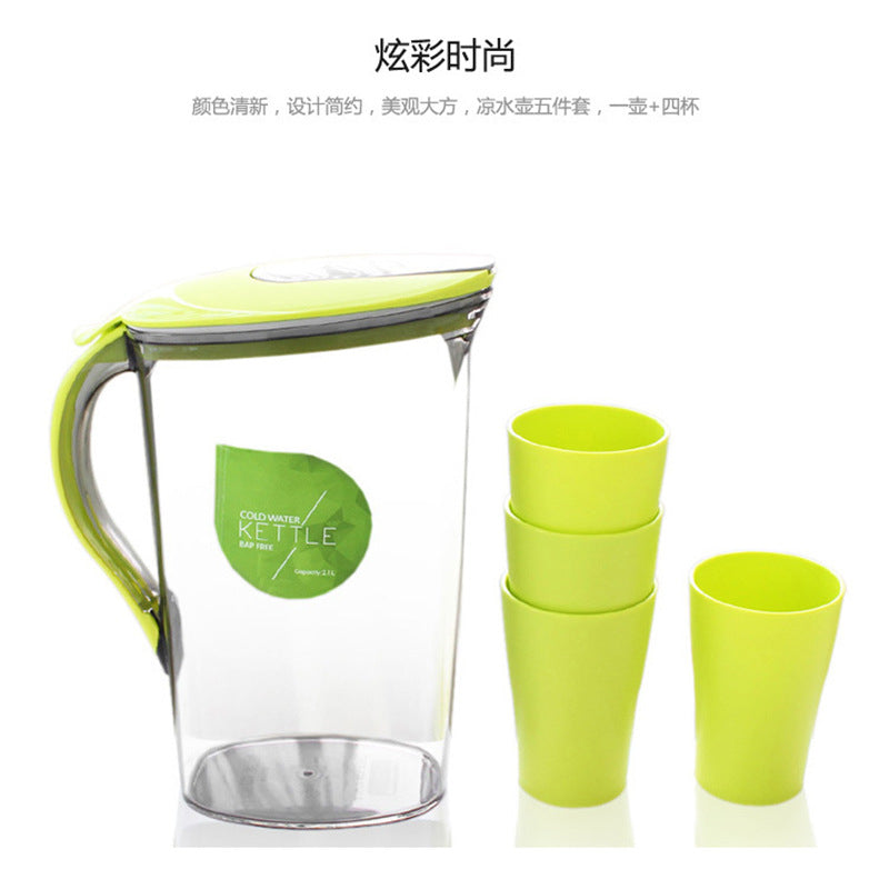 Food grade plastic cold kettle + cup set