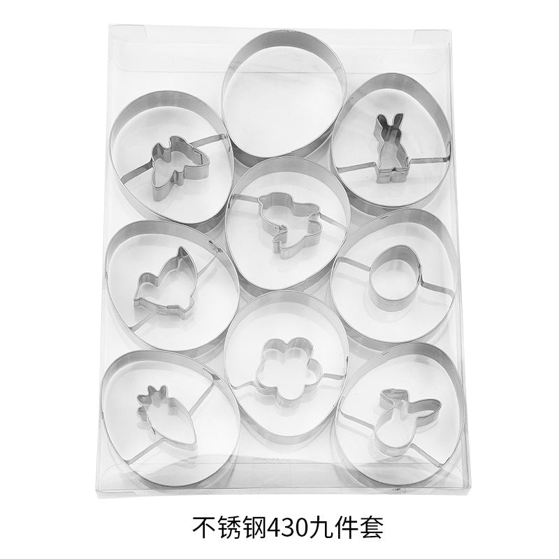 Stainless Steel Easter Egg Biscuit Mold