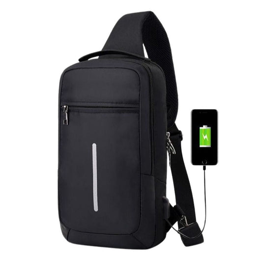 Waterproof Crossbody Anti-theft USB Charging Chest Bag